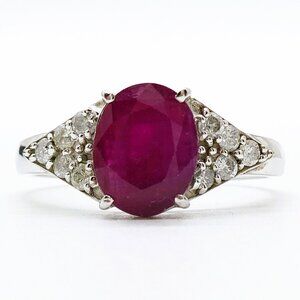 Jewelry Ring Ruby 3ct Platinum Pinks 2329654